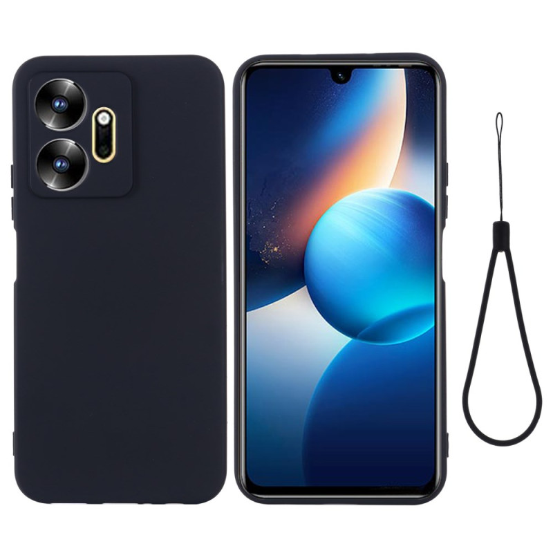 Coque Infinix Zero 20 4G Silicone Liquide à Lanière
