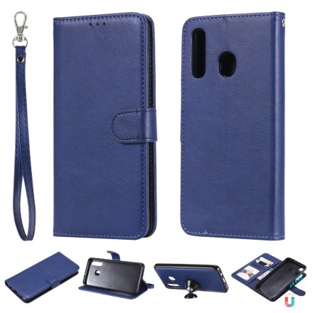 Housse Samsung Galaxy A50 Effet Cuir à Lanière Housse Samsung Galaxy A50 Effet Cuir à Lanière