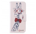 Housse Huawei P30 Lite Girafe Intello