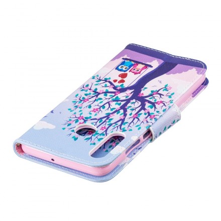 Housse Huawei P30 Lite Hiboux Sur La Balancoire