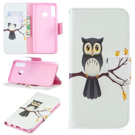 Housse Huawei P30 Lite Hibou Perché Sur La Branche Housse Huawei P30 Lite Hibou Perché Sur La Branche