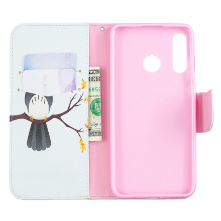Housse Huawei P30 Lite Hibou Perché Sur La Branche Housse Huawei P30 Lite Hibou Perché Sur La Branche