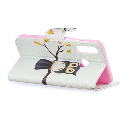 Housse Huawei P30 Lite Hibou Perché Sur La Branche Housse Huawei P30 Lite Hibou Perché Sur La Branche