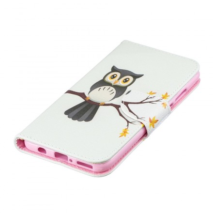 Housse Huawei P30 Lite Hibou Perché Sur La Branche Housse Huawei P30 Lite Hibou Perché Sur La Branche