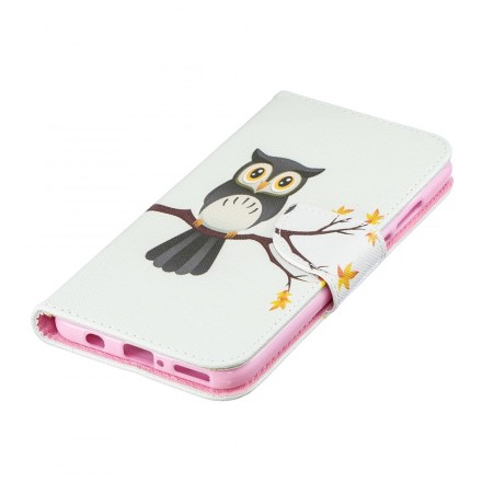 Housse Huawei P30 Lite Hibou Perché Sur La Branche