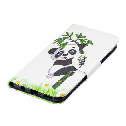 Housse Huawei P30 Lite Panda Sur Le Bambou Housse Huawei P30 Lite Panda Sur Le Bambou