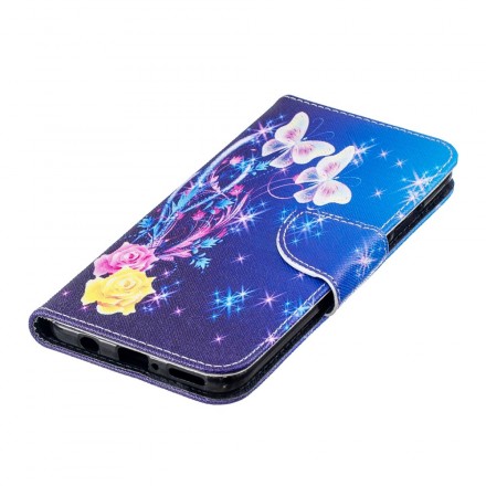 Housse Huawei P30 Lite Papillons Dans La Nuit