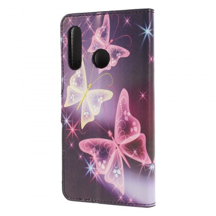 Housse Huawei P30 Lite Papillons Neons