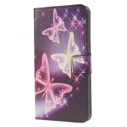 Housse Huawei P30 Lite Papillons Neons