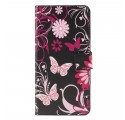 Housse Huawei P30 Lite Papillons et Fleurs