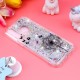 Coque Huawei P30 Lite Transparente Pissenlit Noir Glitters