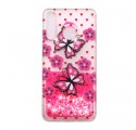 Coque Huawei P30 Lite Papillons Glitters