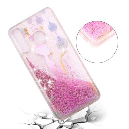 Coque Huawei P30 Lite Transparente Robe Glitters