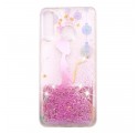 Coque Huawei P30 Lite Transparente Robe Glitters