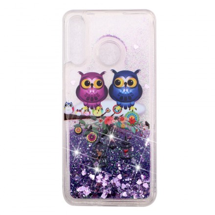 Coque Huawei P30 Lite Hiboux Glitters Coque Huawei P30 Lite Hiboux Glitters