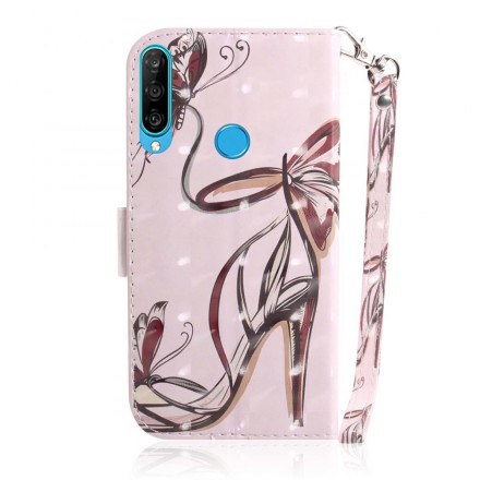Housse Huawei P30 Lite Escarpin à Lanière Housse Huawei P30 Lite Escarpin à Lanière