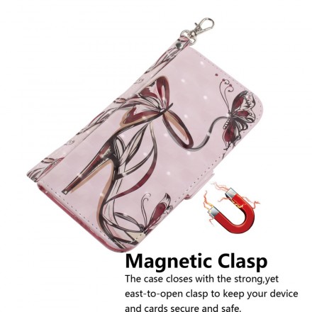 Housse Huawei P30 Lite Escarpin à Lanière Housse Huawei P30 Lite Escarpin à Lanière