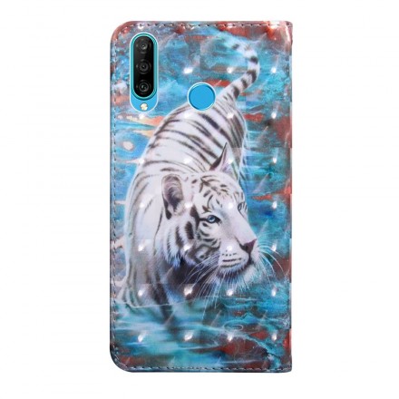 Housse Huawei P30 Lite Tigre dans l'Eau Housse Huawei P30 Lite Tigre dans l'Eau