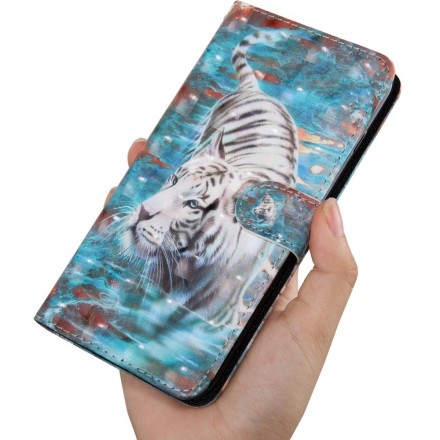 Housse Huawei P30 Lite Tigre dans l'Eau