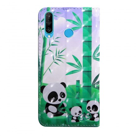 Housse Huawei P30 Lite Famille de Panda