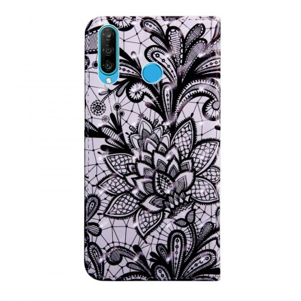 Housse Huawei P30 Lite Complètement Dentelle Housse Huawei P30 Lite Complètement Dentelle