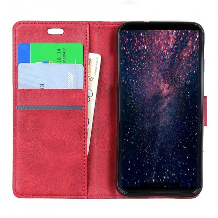 Housse Huawei P30 Lite Effet Cuir Matte Rétro Housse Huawei P30 Lite Effet Cuir Matte Rétro