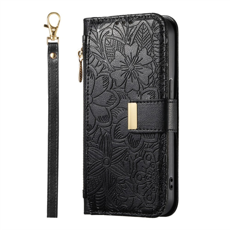 Housse Xiaomi 17 Pro Max Portefeuille Motif Floral