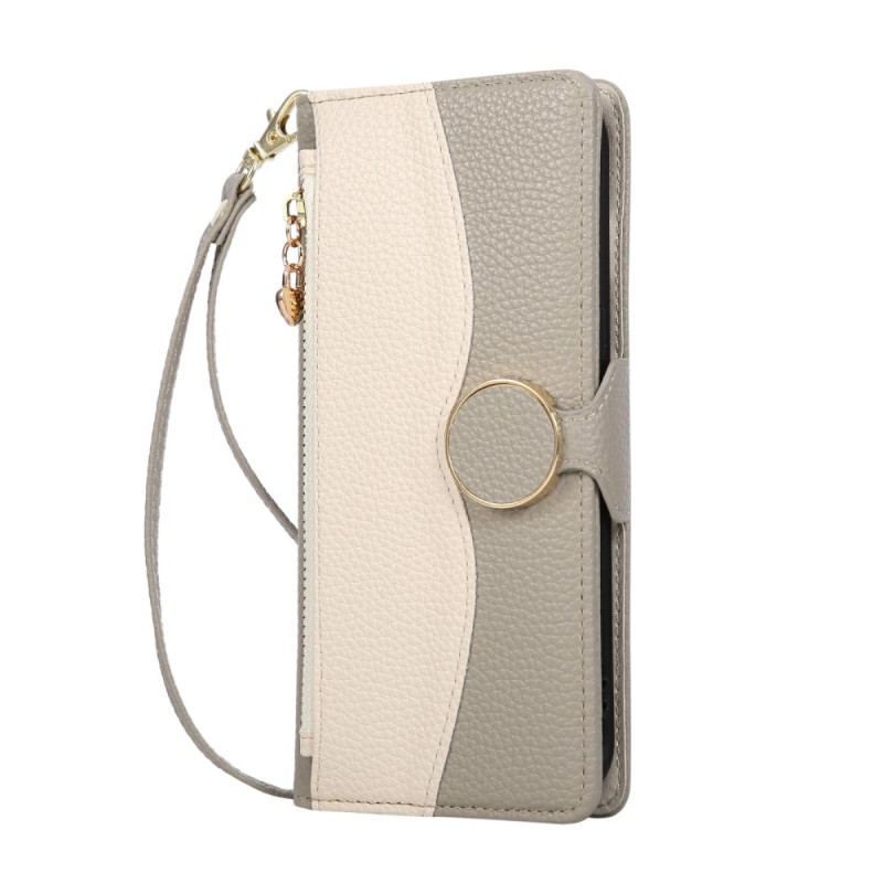 Housse Honor Magic 8 Lite / X9d Bicolore Portefeuille à Fermeture Éclair