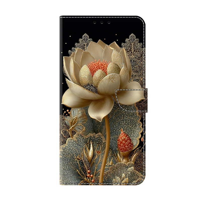 Housse Xiaomi Redmi Note 15 5G Lotus Doré