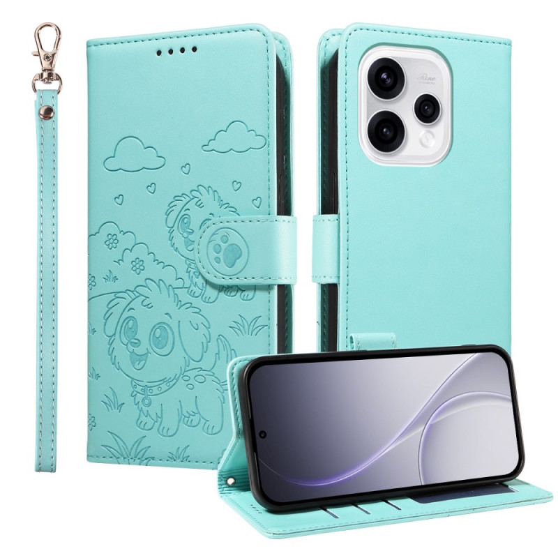 Housse Oppo Reno 15 5G Protection RFID et Motif Chien