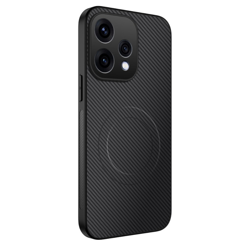 Coque Oppo Reno 15 5G Magnétique Texture Fibre de Carbone