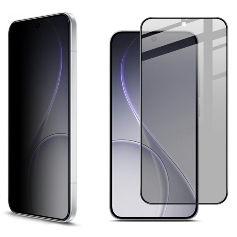 Protection en Verre Trempé Anti-Espion pour Écran Oppo Reno 15 5G (déverrouillage par empreinte digitale)