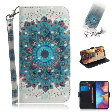 Housse Samsung Galaxy A20e Magistral Mandala à Lanière Housse Samsung Galaxy A20e Magistral Mandala à Lanière