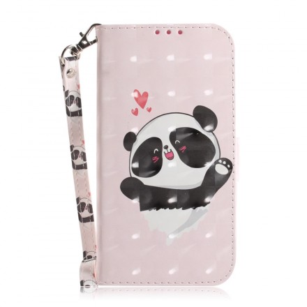 Housse Samsung Galaxy A20e Panda Love à Lanière Housse Samsung Galaxy A20e Panda Love à Lanière