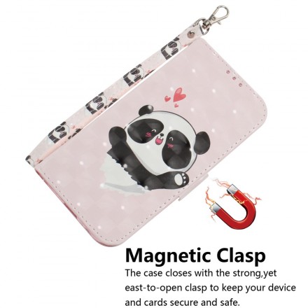 Housse Samsung Galaxy A20e Panda Love à Lanière Housse Samsung Galaxy A20e Panda Love à Lanière