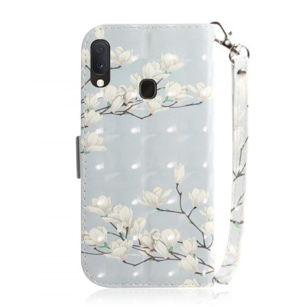 Housse Samsung Galaxy A20e Arbre en Fleurs à Lanière Housse Samsung Galaxy A20e Arbre en Fleurs à Lanière