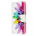 Housse Samsung Galaxy A20e Fleur Aquarelle