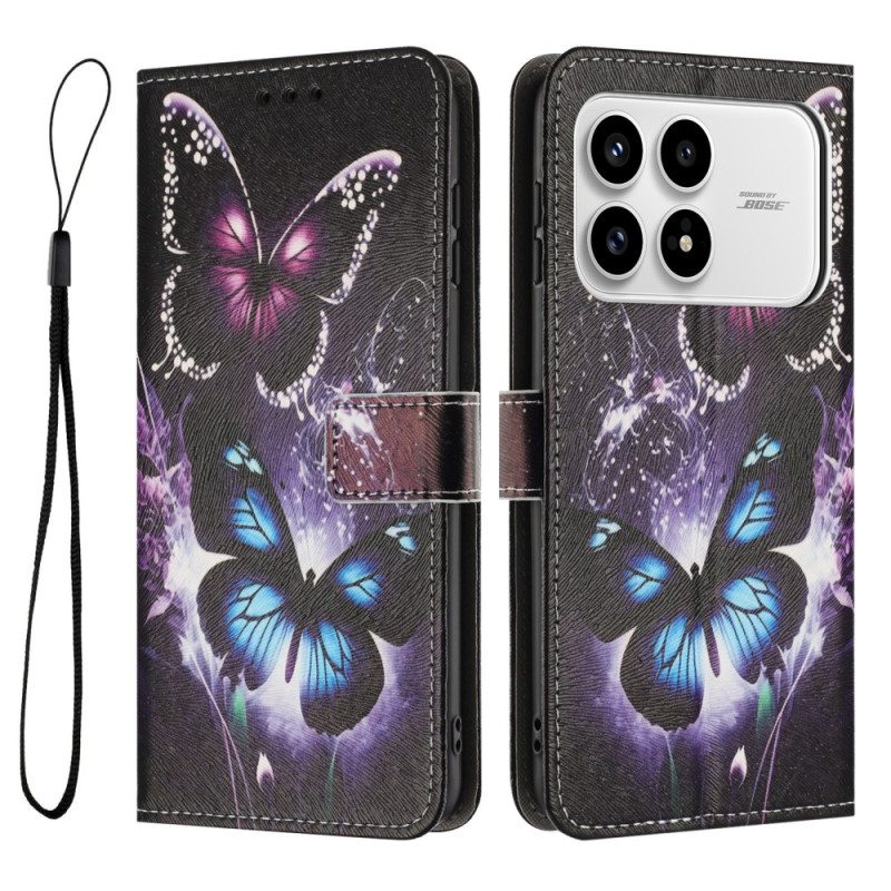 Housse Poco F8 Pro Deux Papillons