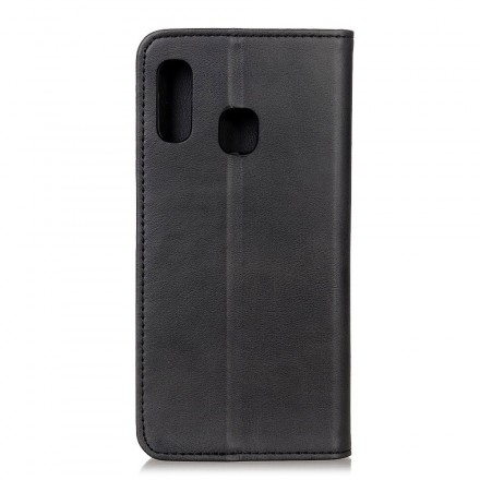 Flip Cover Samsung Galaxy A20e Cuir Fendu