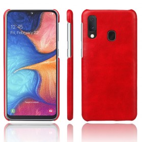 Coque Samsung Galaxy A20e Effet Cuir Litchi Performance
