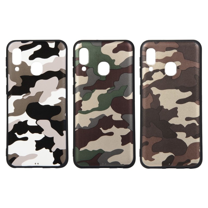 coque samsung a20e camouflage