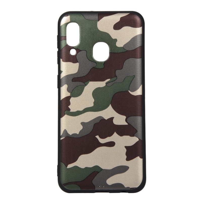 coque samsung a20e camouflage