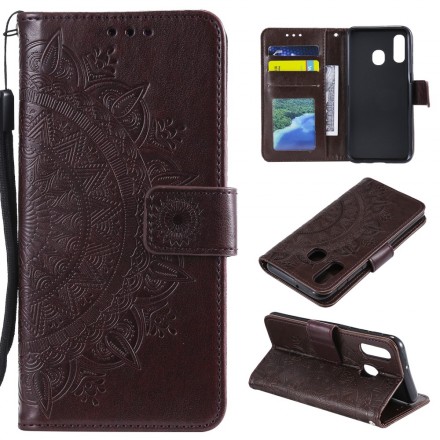 Housse Samsung Galaxy A20e Mandala Soleil Housse Samsung Galaxy A20e Mandala Soleil