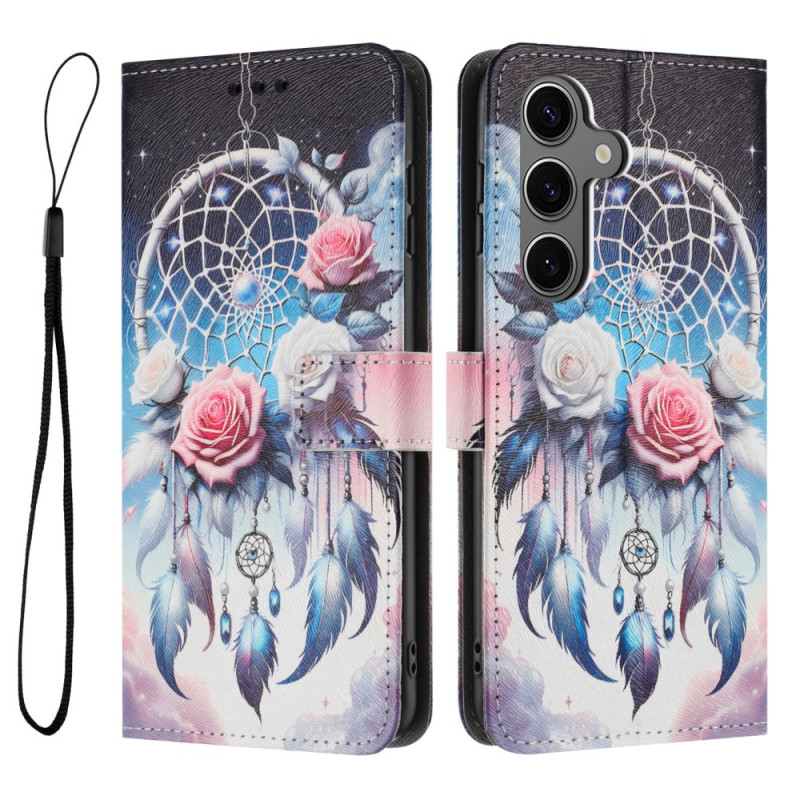 Housse Samsung Galaxy S26 Plus Attrape-Rêves Floral
