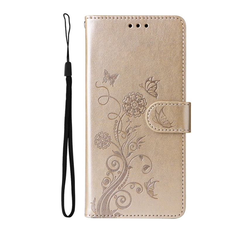 Housse Samsung Galaxy A57 5G Motif Papillon Floral