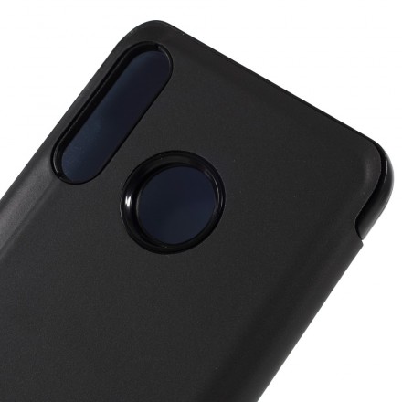View Cover Huawei P30 Lite Miroir Et Effet Cuir View Cover Huawei P30 Lite Miroir Et Effet Cuir