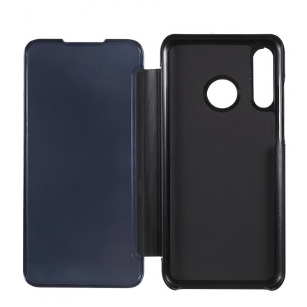 View Cover Huawei P30 Lite Miroir Et Effet Cuir View Cover Huawei P30 Lite Miroir Et Effet Cuir