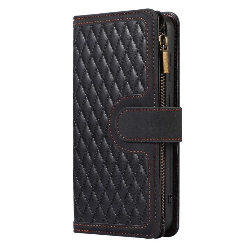 Housse Samsung Galaxy A57 5G PorteFeuille Matelassé 9 Porte-Cartes