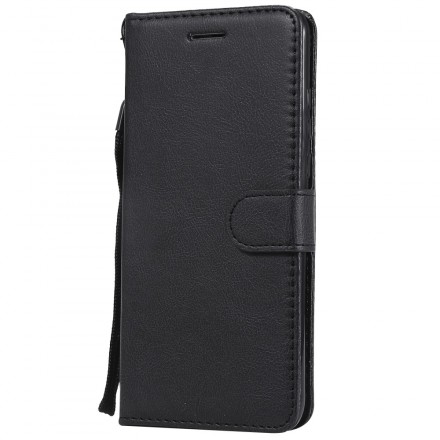 Housse Huawei P30 Lite Effet Cuir à Lanière Housse Huawei P30 Lite Effet Cuir à Lanière