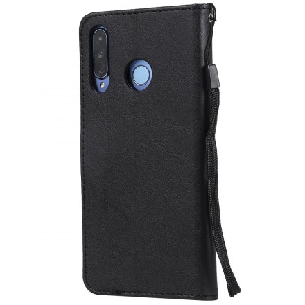 Housse Huawei P30 Lite Effet Cuir à Lanière Housse Huawei P30 Lite Effet Cuir à Lanière
